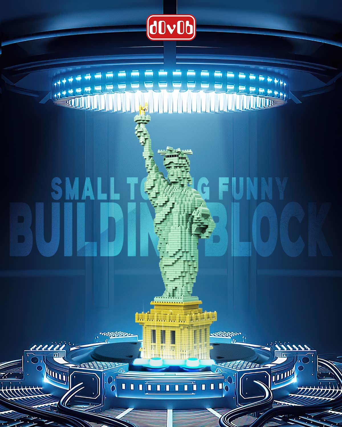 DovOb statue-of-liberty color guide and instructions support a clear, guided build.