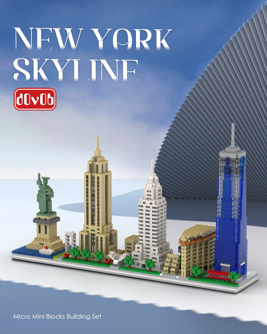 dOvOb Statue of Liberty micro blocks ideal for immersive wall display.