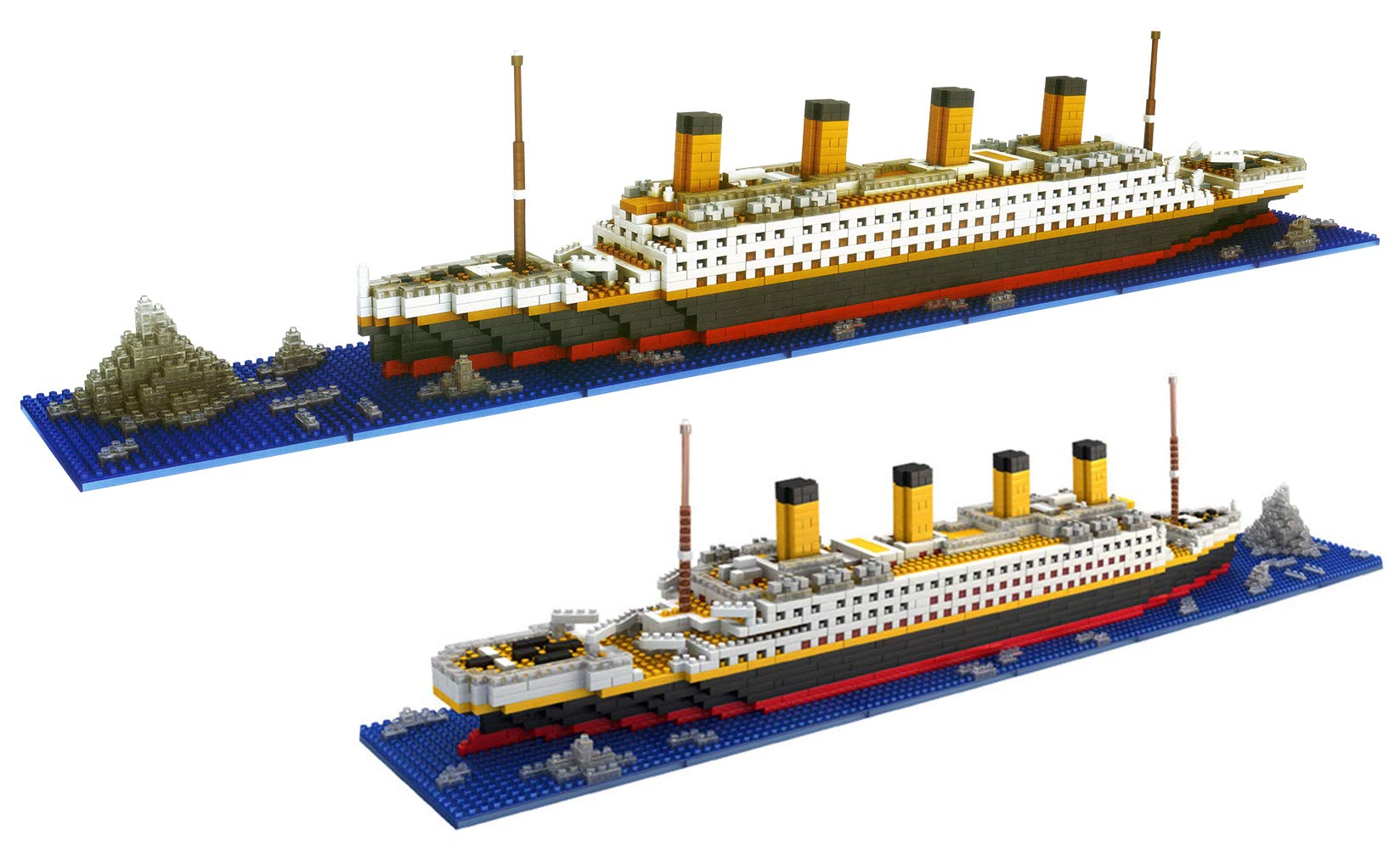dovob titanic micro blocks with 1872 bricks for display and learning