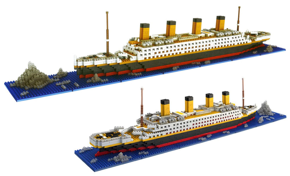 dovob titanic micro blocks with 1872 bricks for display and learning