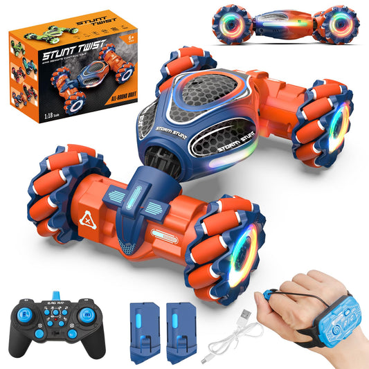 DOVQISK gesture wristband controls the RC car with precise, hands-free gestures.