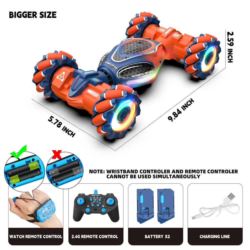 DOVQISK gift box includes remote, batteries, and charger for quick setup.