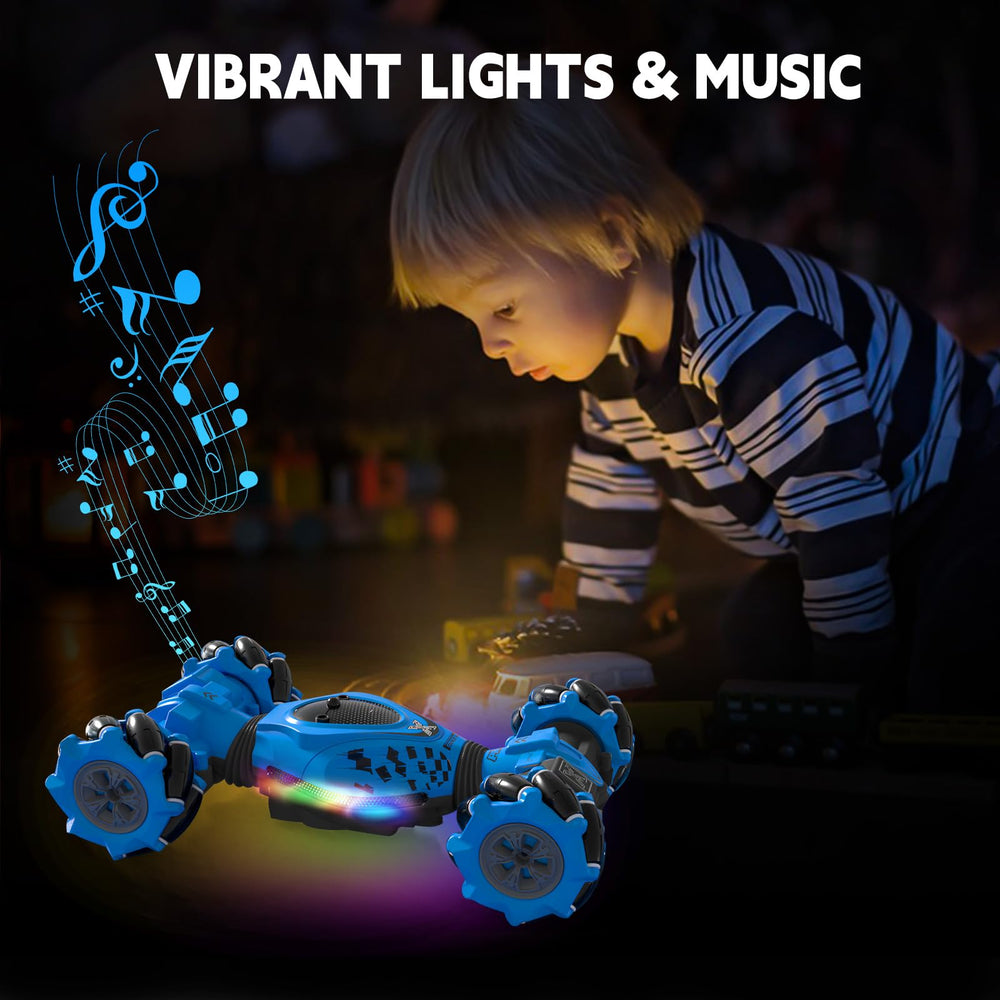 DOVQISK wristband-control RC car offers quick gesture commands on the go.