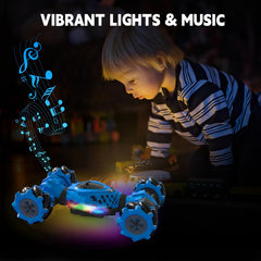 DOVQISK wristband-control RC car offers quick gesture commands on the go.