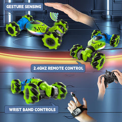 DOVQISK RC drift car gesture-control ready for quick commands during play.
