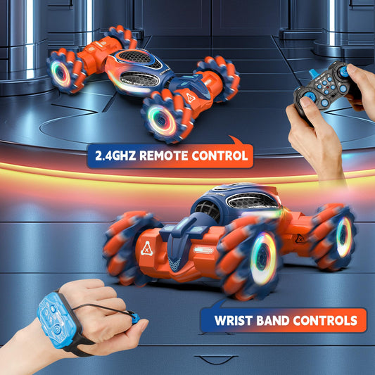 DOVQISK 2.4G remote control provides accurate steering and stable signal during play.