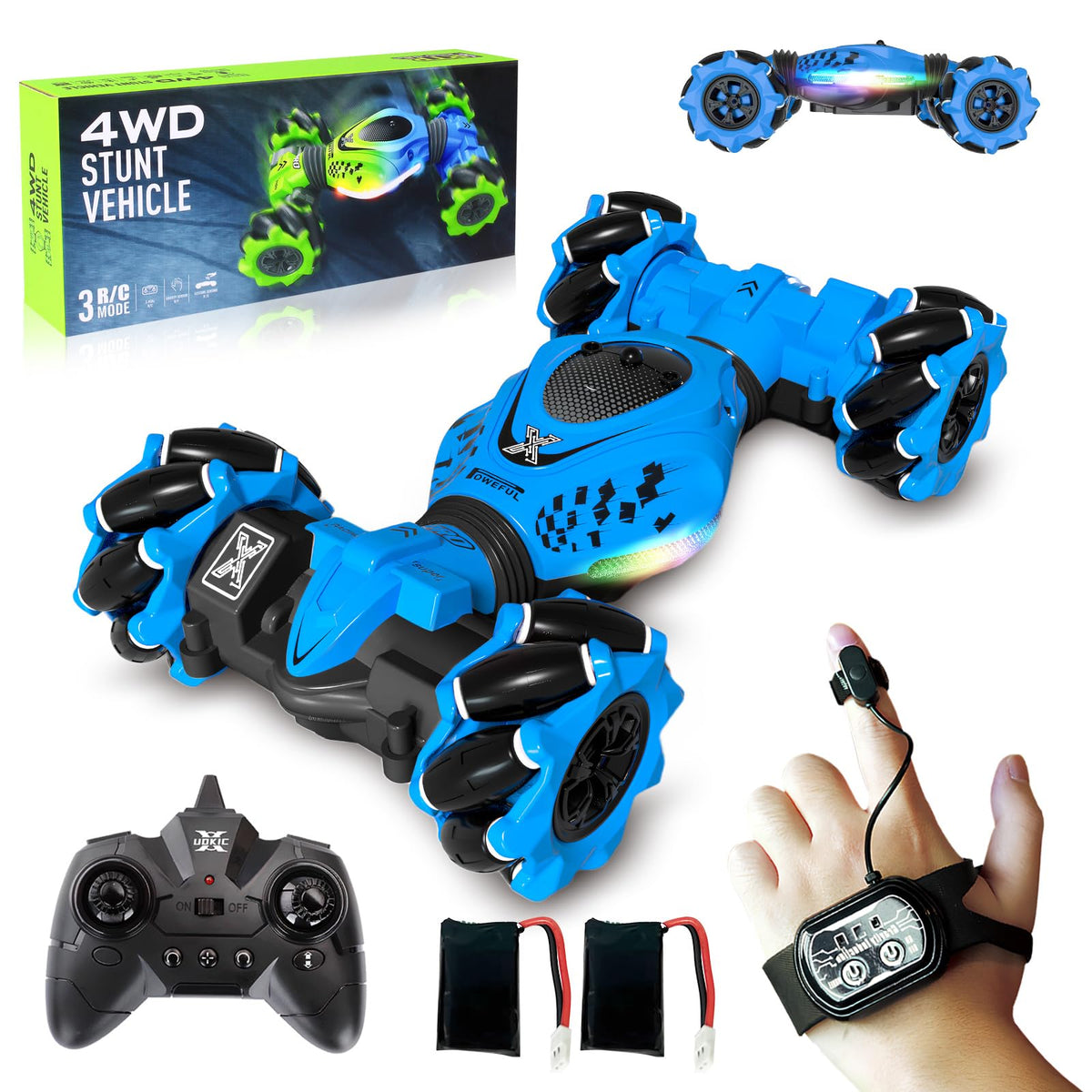 DOVQISK gesture-control RC car enables precise hands-free play for kids.