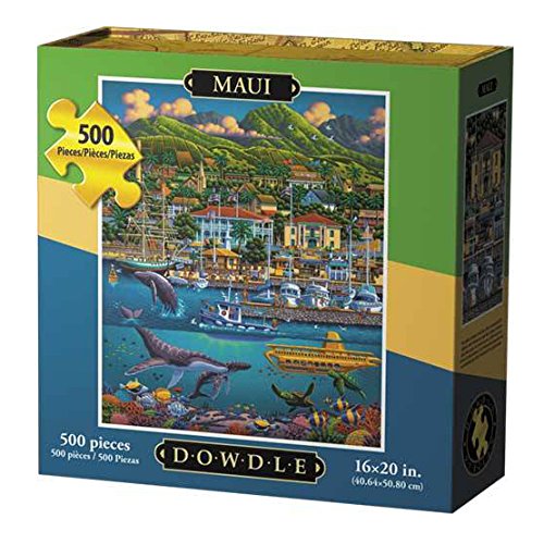 Dowdle Maui reference poster included to guide piece placement