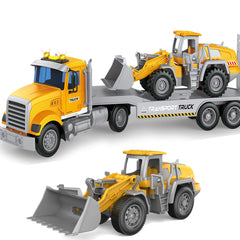 Dowellin carrier vehicle truck set promotes pretend play and hand-eye coordination.