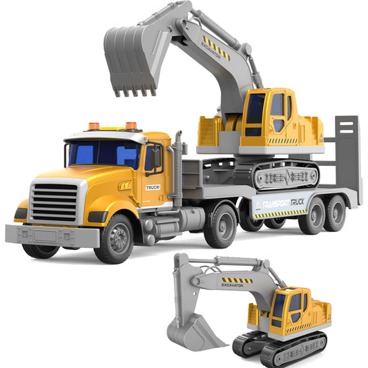 Dowellin transport trucks set for imaginative play and hand-eye coordination.