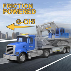 Dowellin Transports Trucks friction-powered design enables easy push-and-go fun.