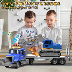 Dowellin Transports Trucks kid-friendly design supports safe, durable playtime.