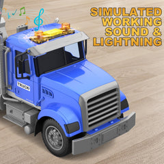 Dowellin Transports Trucks sound-light action adds realistic feedback during play.