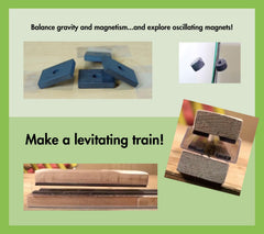 Dowling Magnets levitation demo highlights equilibrium and magnetic fields for classroom or home science.
