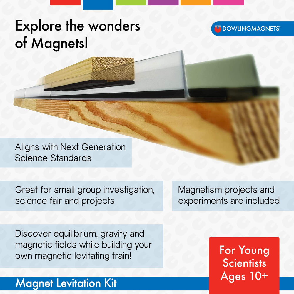Dowling Magnets neodymium magnets set enables powerful attractions and reliable demonstrations.