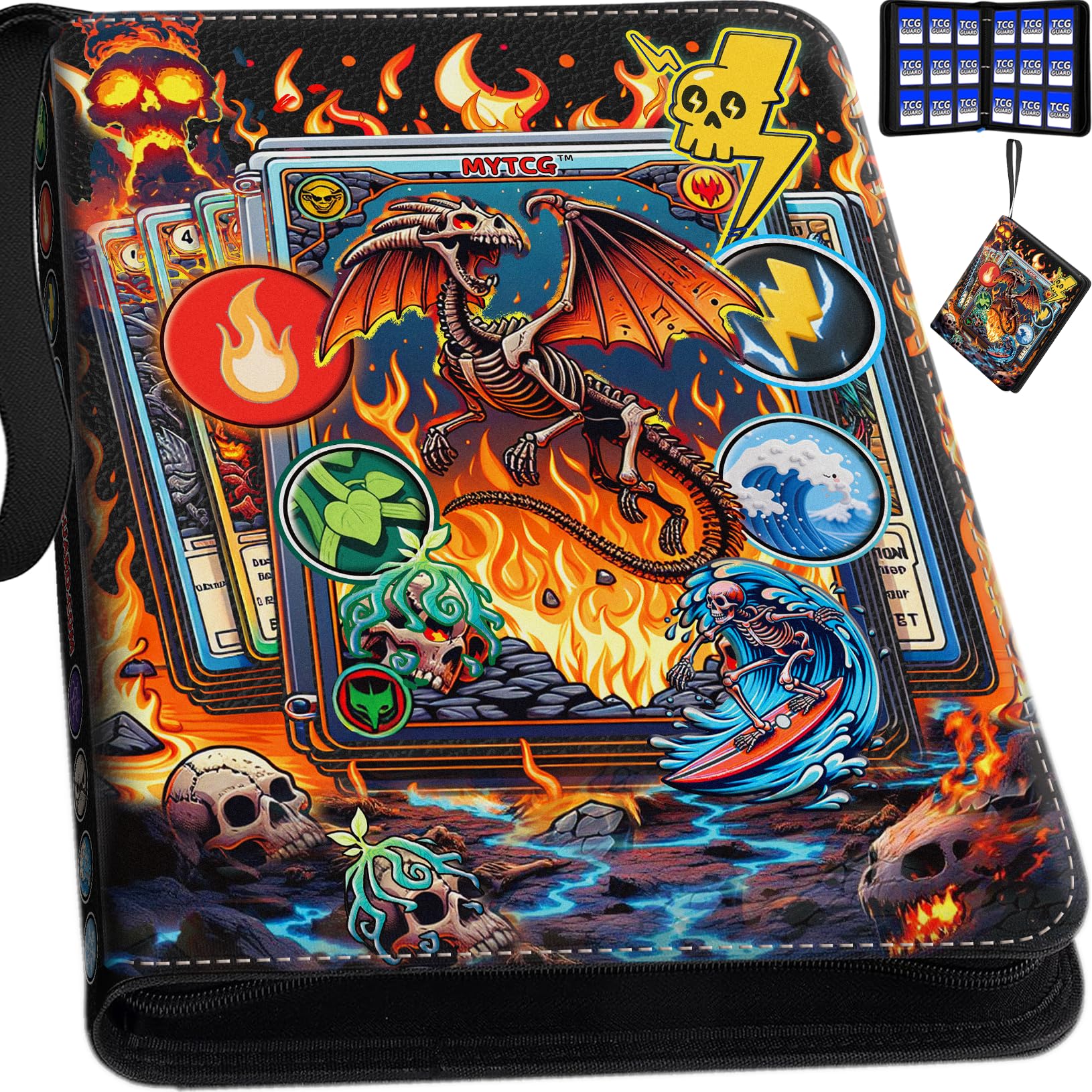 DOXUA 1008 card binder cover in premium PU leather for travel protection