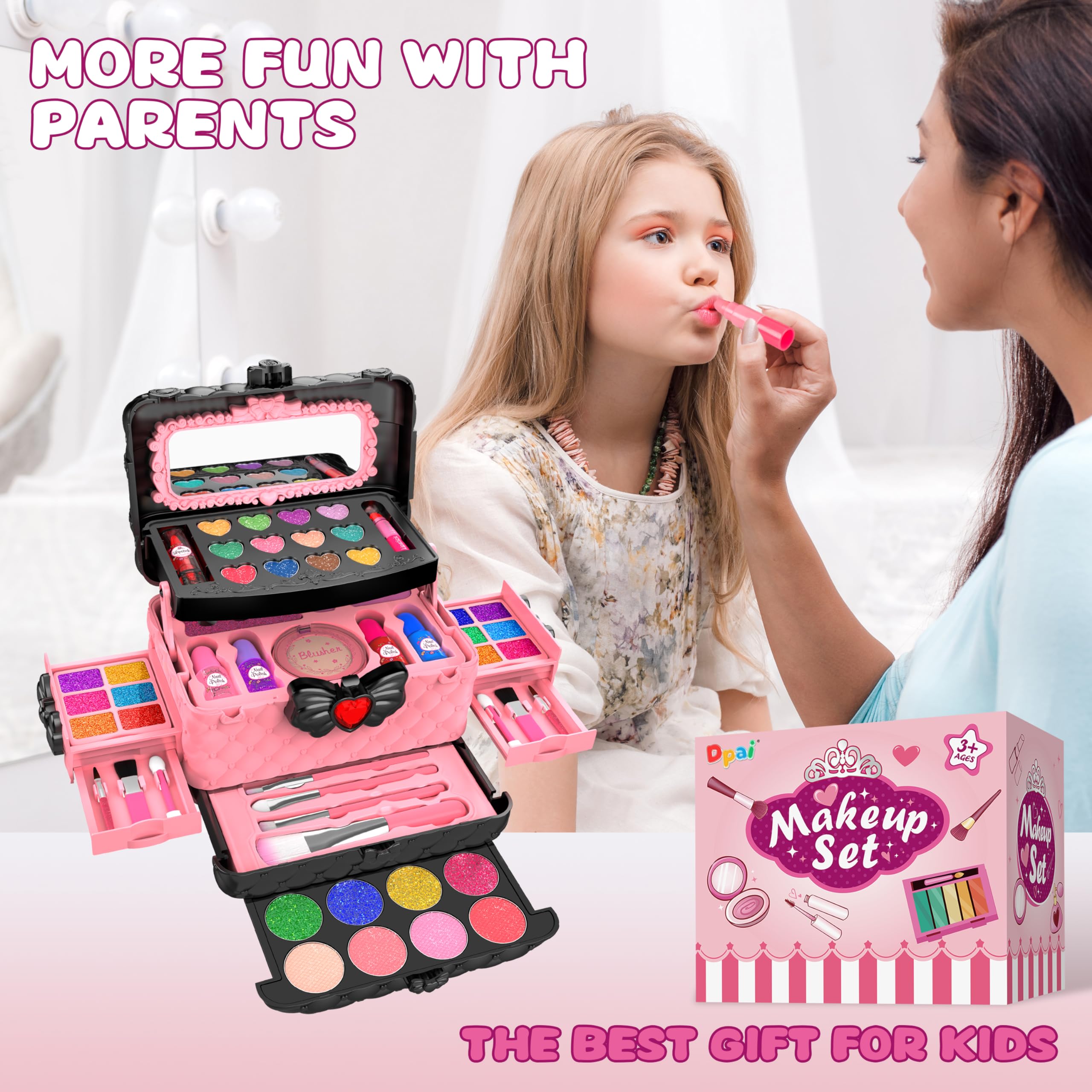 Dpai cosmetic box to organize tools neatly.