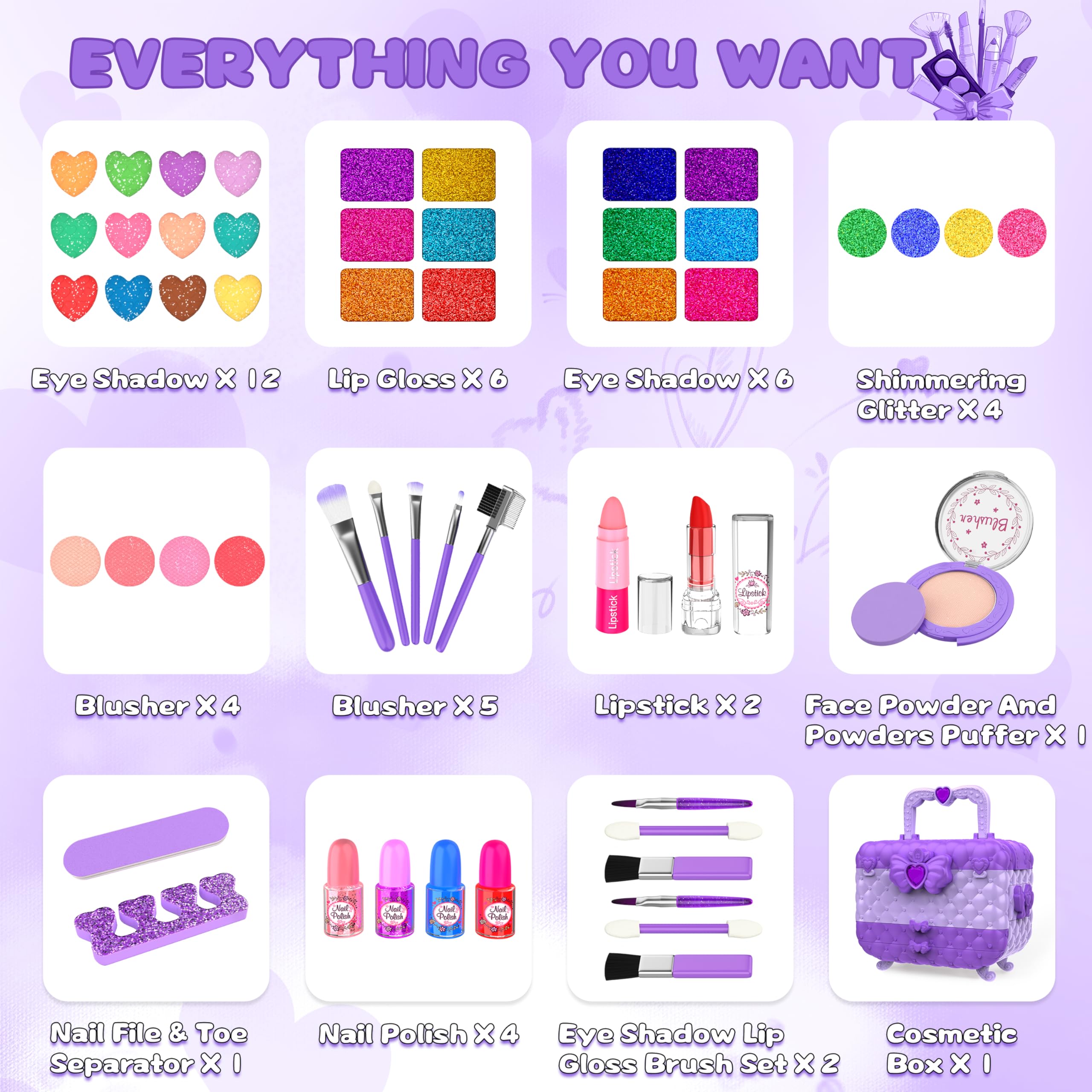 Dpai 6 lip gloss tubes provide kid-friendly shine
