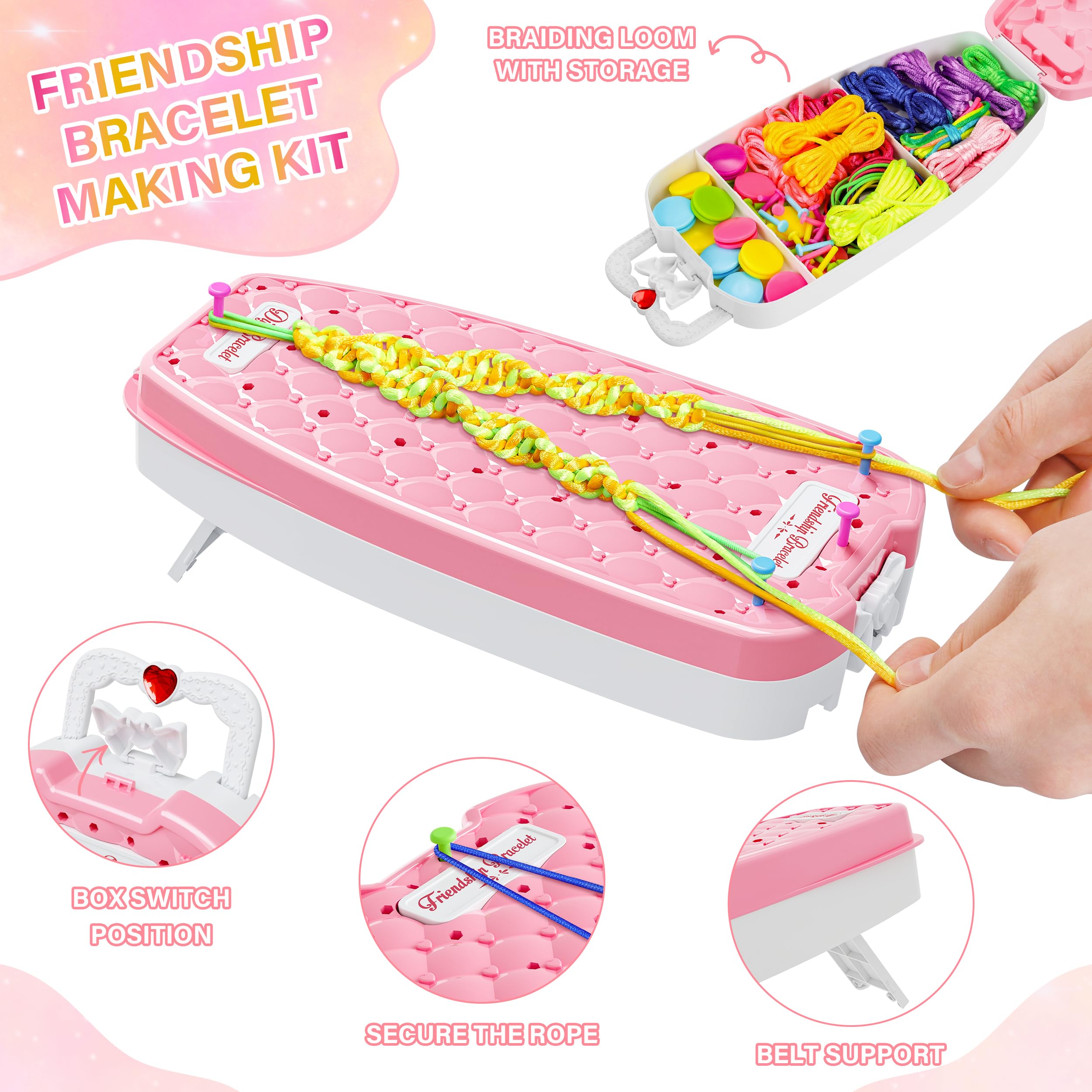 Dpai 16-color bracelet threads offering varied pattern options