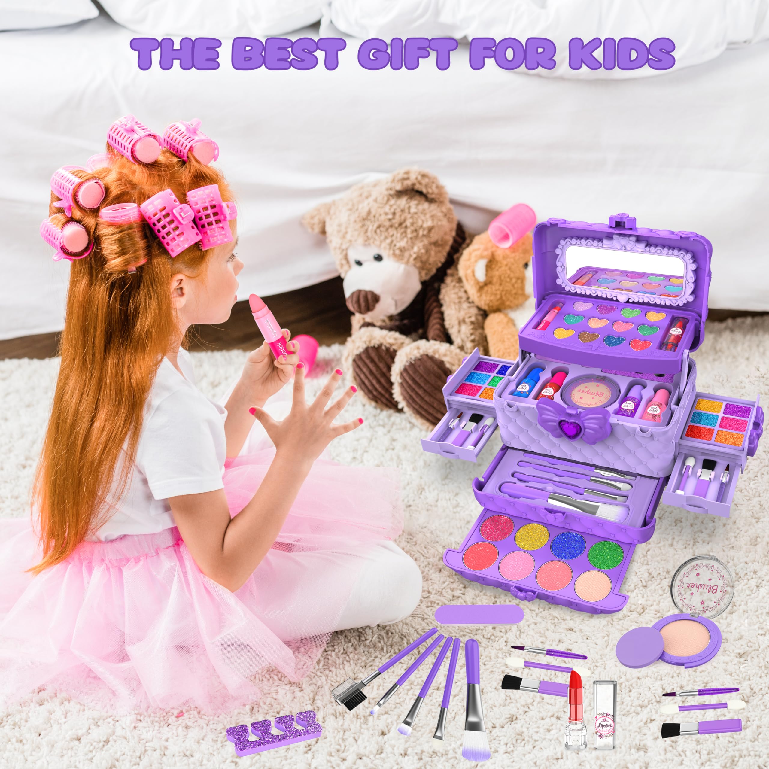 Dpai cosmetic box stores all tools neatly for easy cleanup