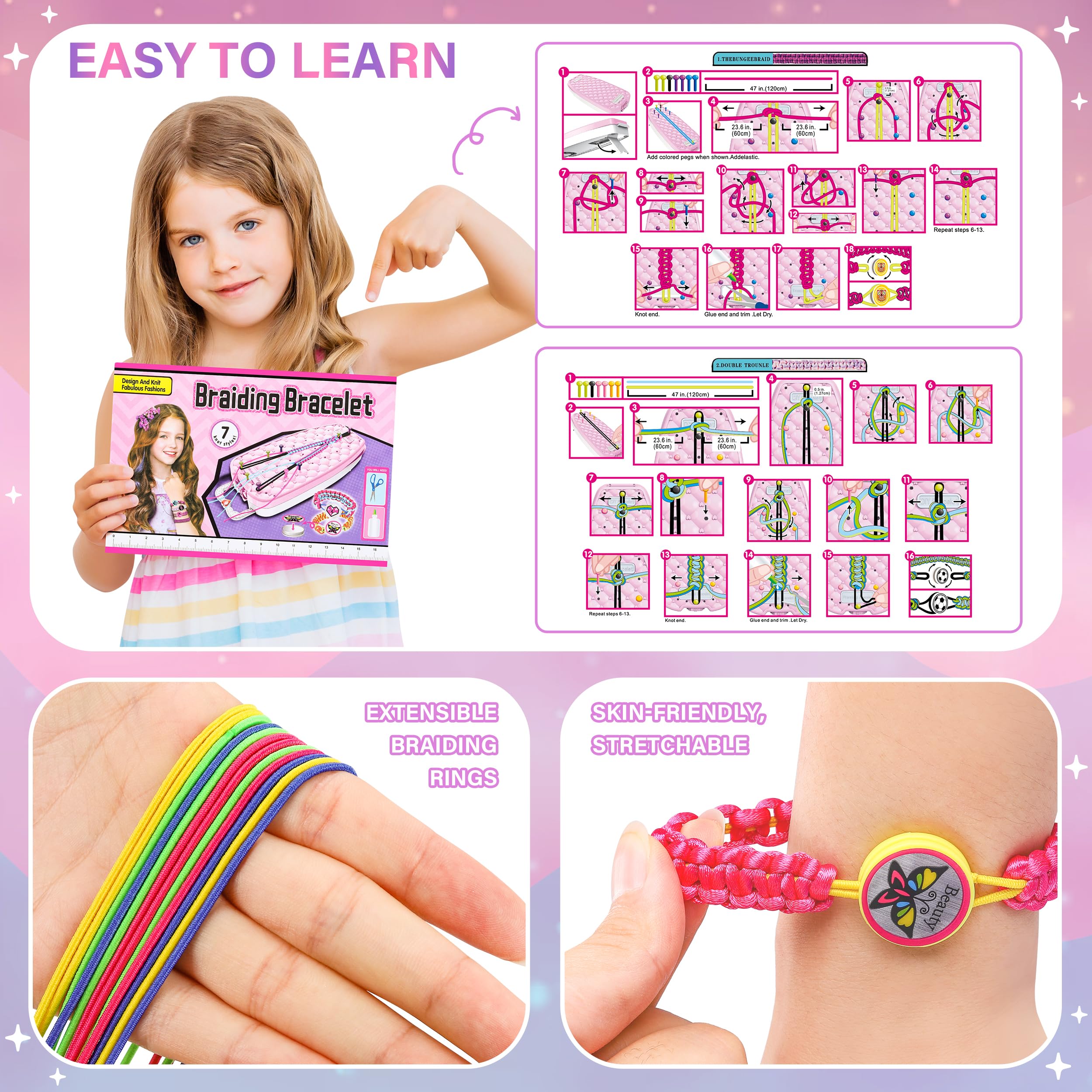 Dpai extensible braiding rings expand project options with adjustable threading paths.