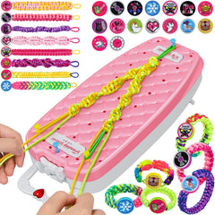 Dpai friendship bracelet kit in pink box for beginner-friendly crafts
