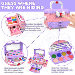 Dpai kids makeup kit eye shadow palette sparks creativity during pretend stories