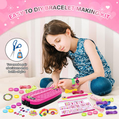 Dpai movable pegs help secure work while kids braid.