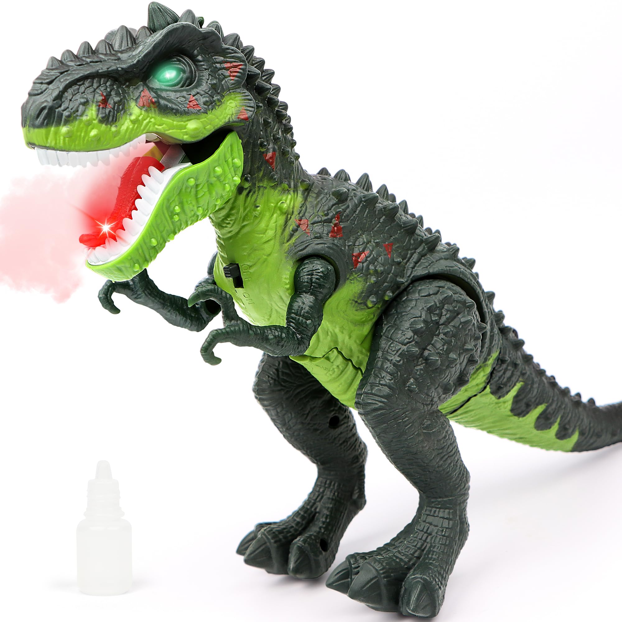 DPAPDI electric walking dinosaur toy shows lifelike movement for immersive play.
