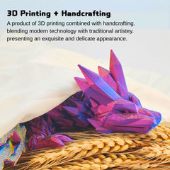 Dpcirk dragon crystal sheen and wings close-up for premium décor vibe.