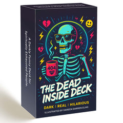 DPEHAKMK Dead Inside Oracle Deck cover image with bold skeleton art for mood-setting readings