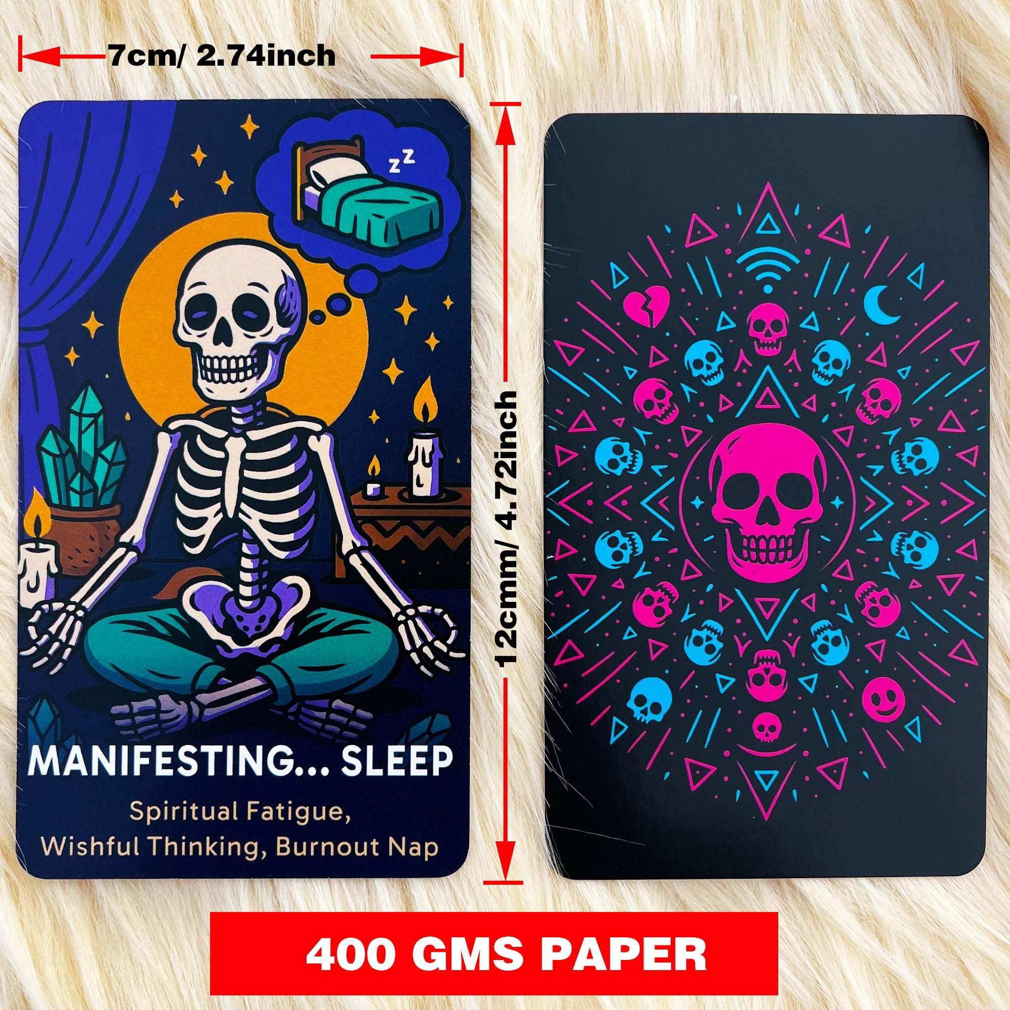 DPEHAKMK Dead Inside Oracle Deck gift packaging designed for mindful friends