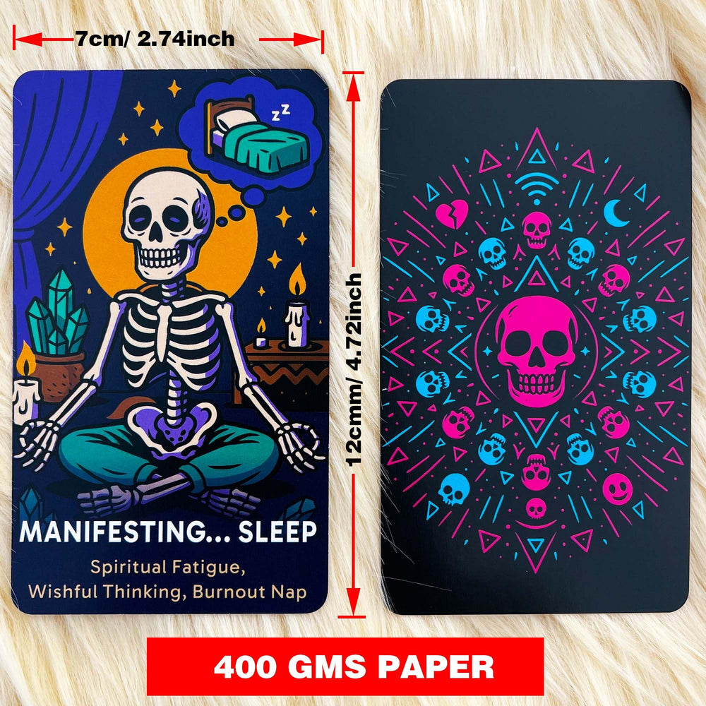 DPEHAKMK Dead Inside Oracle Deck gift packaging designed for mindful friends