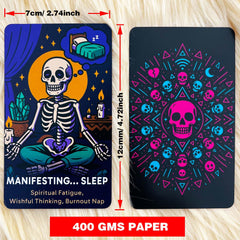 DPEHAKMK Dead Inside Oracle Deck gift packaging designed for mindful friends