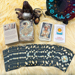 DPEHAKMK floral tarot box outer decorative packaging for gifting.