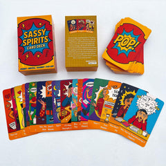 DPEHAKMK Sassy Spirits card portraits capture bold, humorous guidance in each image.