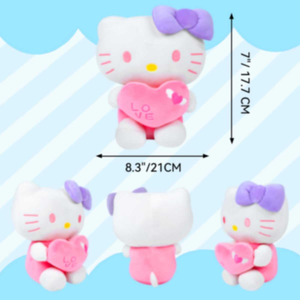 Dpucle kawaii plush fabric close-up highlights soft, comforting texture.