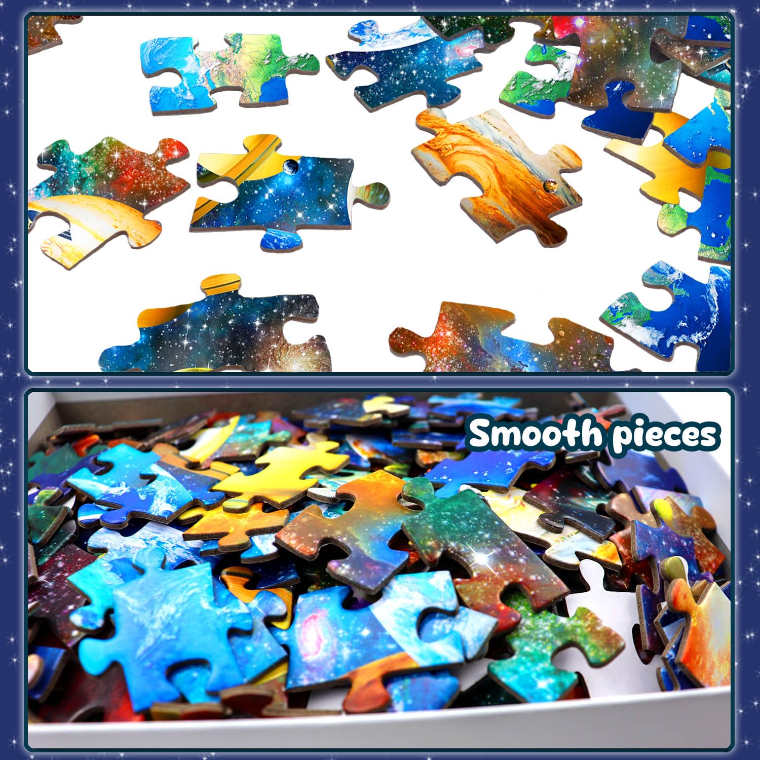 DQRRZ Poster included planet puzzle aids learning with a full-size reference poster.