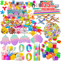 DQstar party favors bundle showcases a vibrant assortment for classroom prizes.