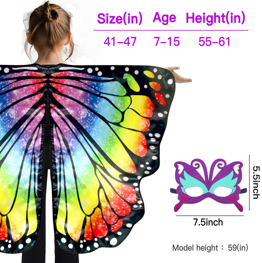 DQZ butterfly wing set makes a delightful birthday gift for young dreamers.