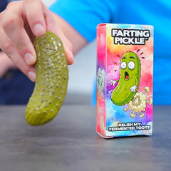 DR DINGUS dill humor pickle gag in gift-ready packaging.