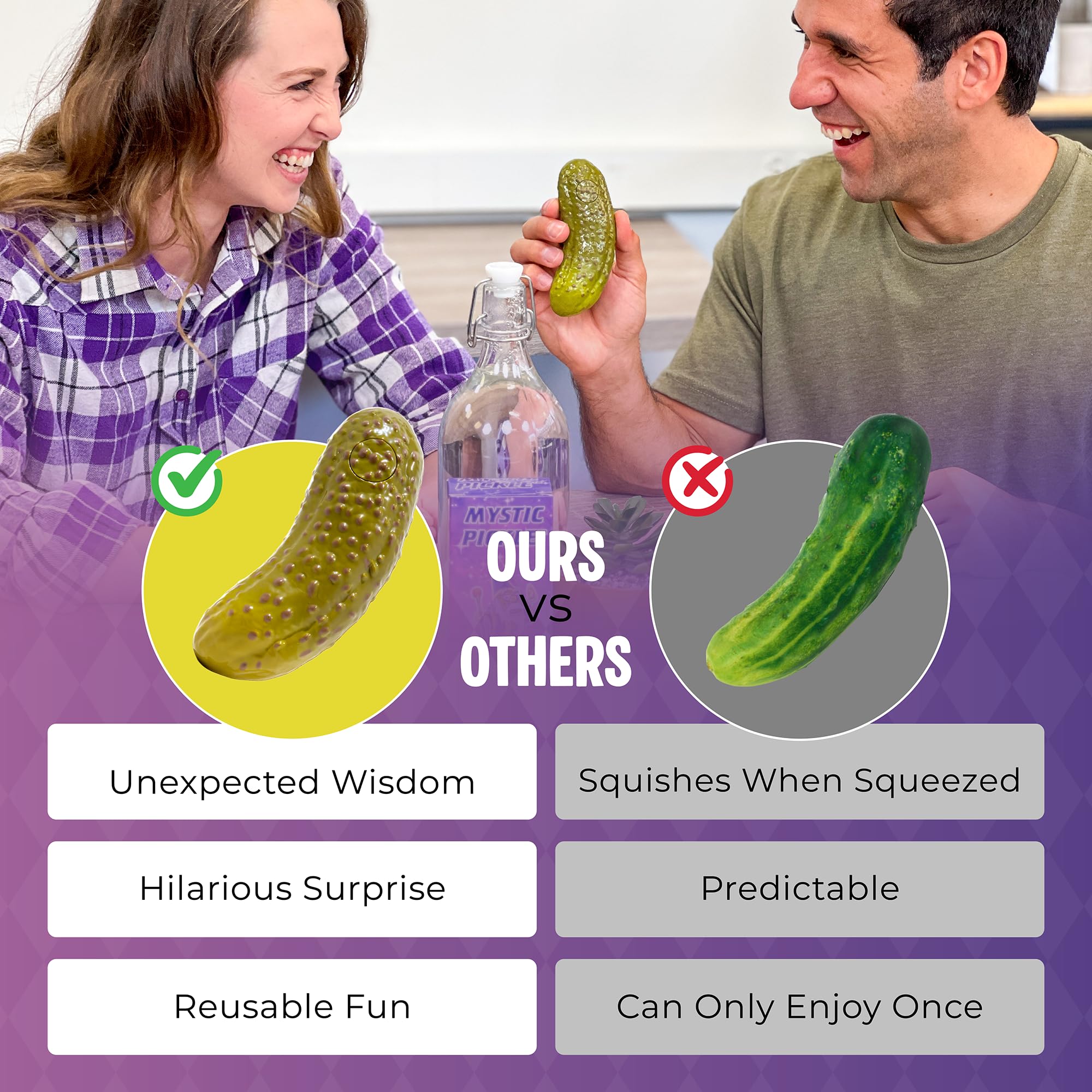 DR DINGUS Mystic Pickle compact-size design fits easily in pocket.