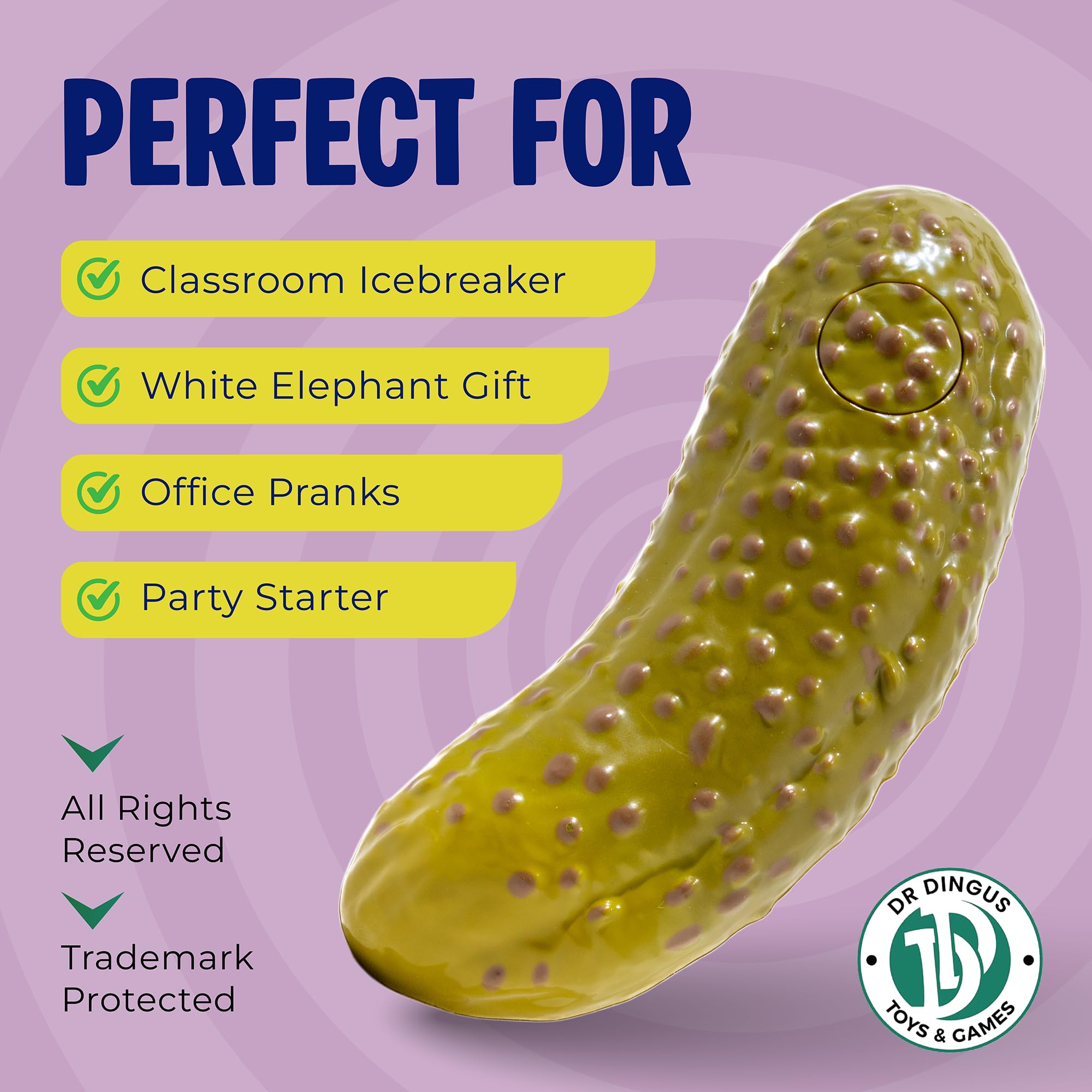 DR DINGUS Mystic Pickle travel-friendly for on-the-go entertainment.