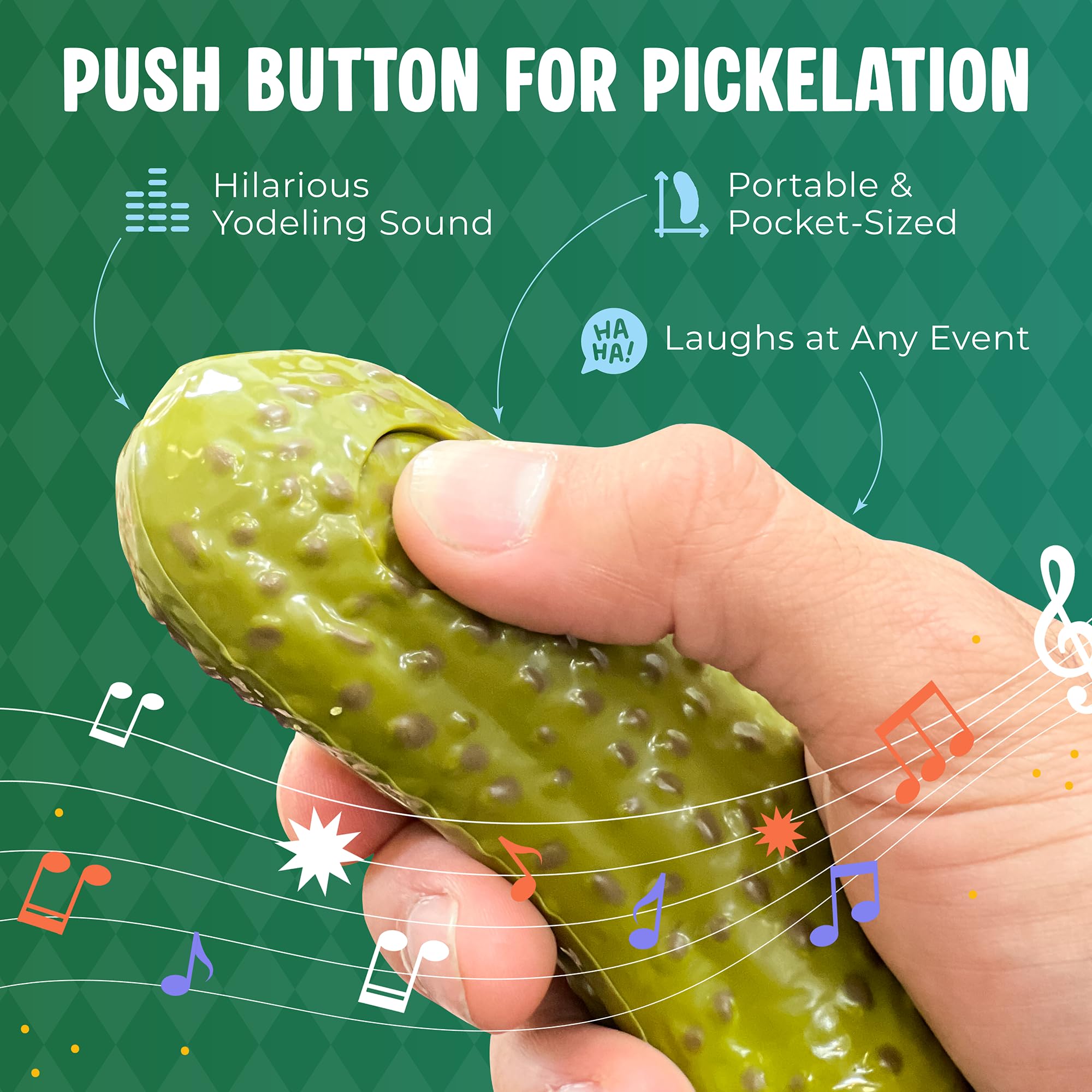 DR DINGUS Push-button action activates the yodeling tune for quick laughs with friends.