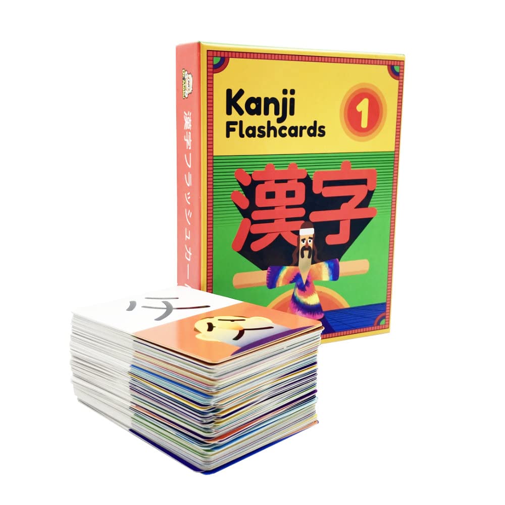 Dr. Moku Kanji flash cards box—sturdy case for organized study and easy transport.