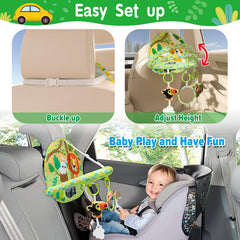 Dr.Rapeti double-sided arch on car seat toy for versatile play angles