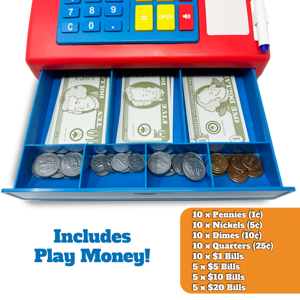 Dr. STEM Toys bank card for pretend checkout and role-playing.
