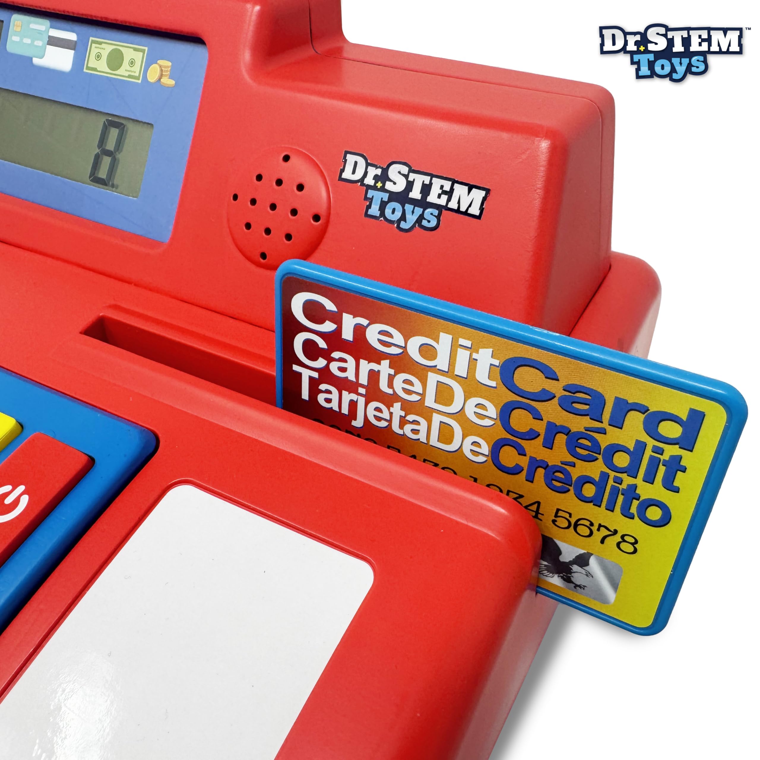 Dr. STEM Toys dry-erase board for quick notes and math practice.