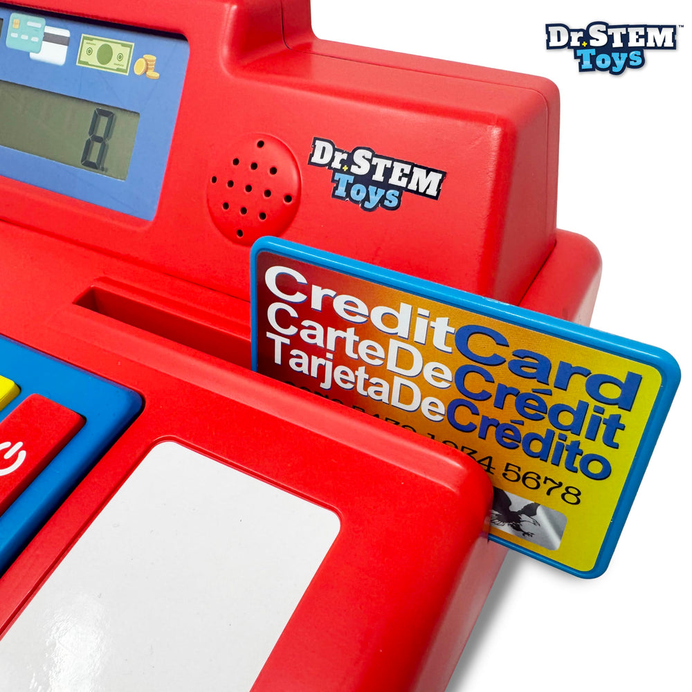 Dr. STEM Toys dry-erase board for quick notes and math practice.
