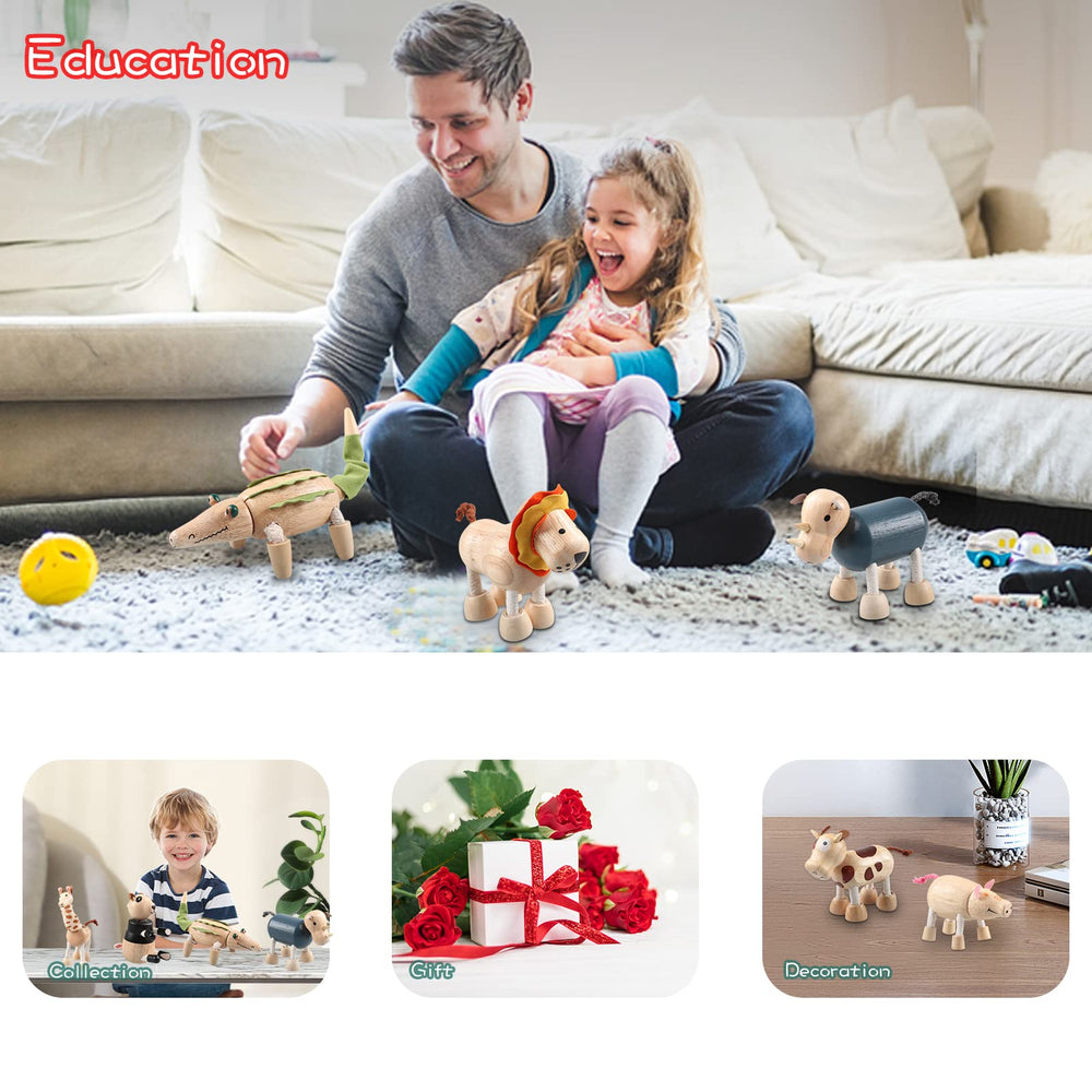 Drachompa bendable giraffe toy aids creative display and motor exploration